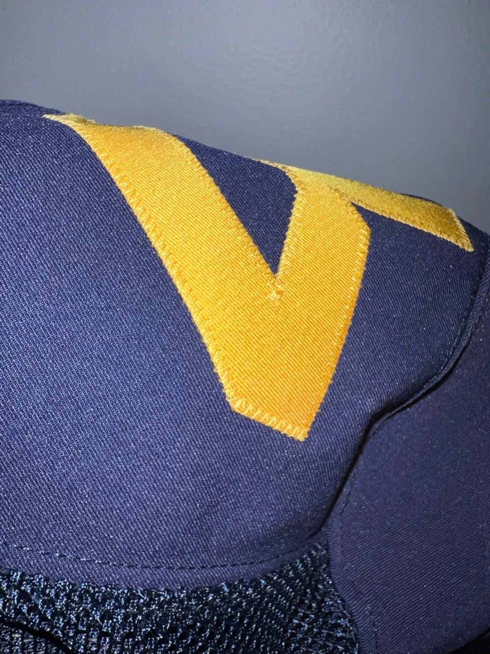 Nike West Virginia Mountaineers Player Issued Football Jersey Blue #4 WVU 42 L - Picture 6 of 14